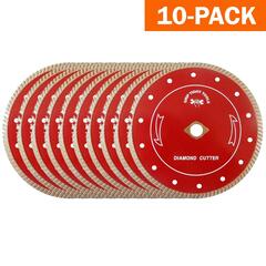 Grip Tight Tools - B1545-10 - 7 in. Professional Turbo Cut Diamond Blade- 10PK