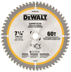 DEWALT - DWAM71460 - 7-1/4-in 60-Tooth Tungsten Carbide-tipped Steel Circular Saw Blade
