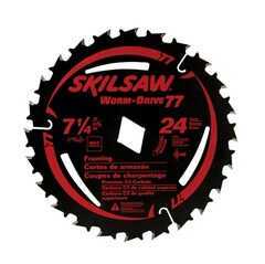 SKIL - 76924L - 7-1/4-in 24-Tooth Worm Drive Circ Saw Blade