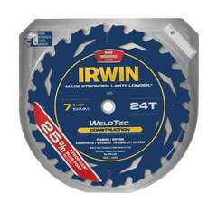 IRWIN - 24035 - Marathon with Weldtec 7-1/4-in 24-Tooth Carbide Circular Saw Blade