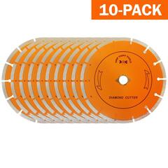 Grip Tight Tools - B1533-10 - 7 in. Classic Segment Cut Diamond Blade- 10PK