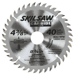 SKIL - 75540 - 4-3/8-in 40-Tooth Carbide Circular Saw Blade