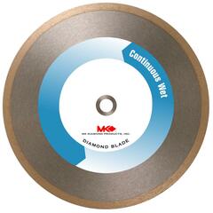 MK Diamond Products - 153495 - Diamond-mK-415 10-in Wet Continuous Diamond Saw Blade