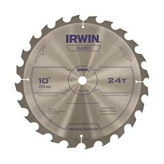 IRWIN - 1826235 - Classic 10-in 24-Tooth Carbide Miter/Table Saw Blade