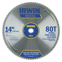 IRWIN - 4935559 - 14-in 80-Tooth Segmented Carbide Circular Saw Blade