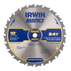 IRWIN - 14233 - Marathon 10-in 24-Tooth Carbide Miter/Table Saw Blade