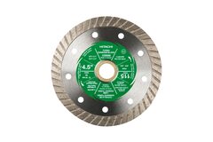 Hitachi - 339588 - 4-1/2-in Wet/Dry Turbo Diamond Saw Blade