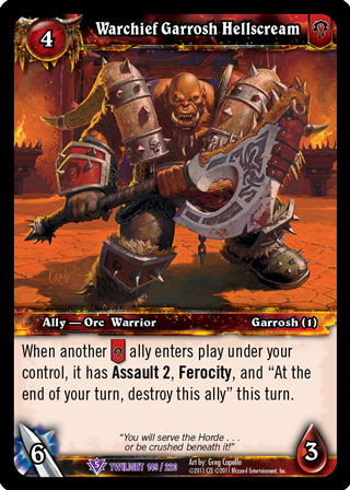Warchief Garrosh Hellscream
