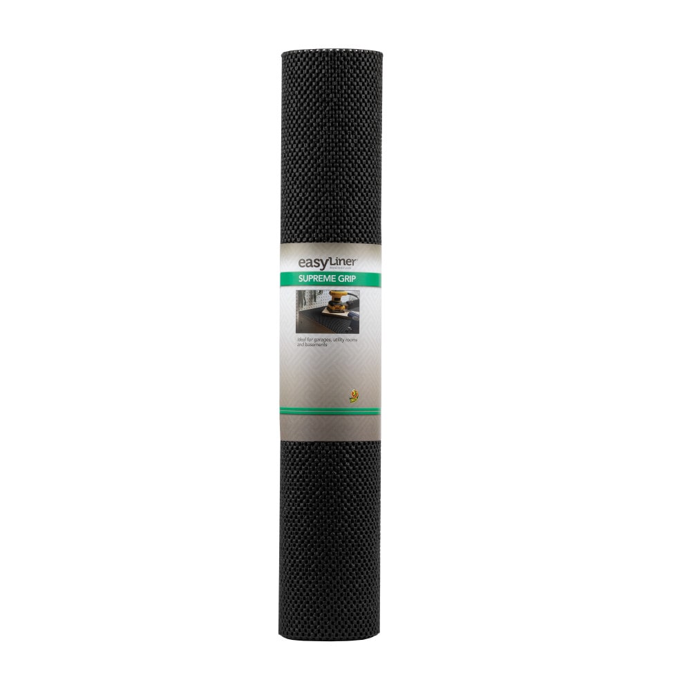 Duck - 1297467 - 24-in x 10-ft Black Shelf Liner