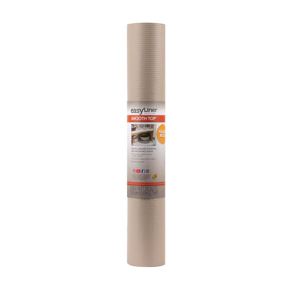 Duck - 281900 - 20-in x 18-ft Taupe Shelf Liner