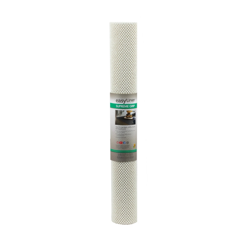 Duck - 1179352 - 24-in x 5-ft White Shelf Liner