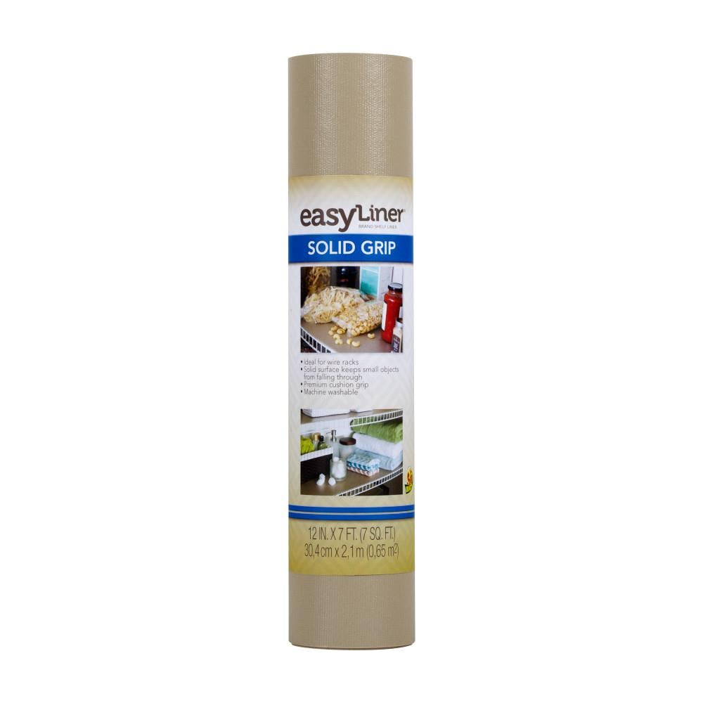 Duck - 1196126 - 12-in x 7-ft Taupe Shelf Liner