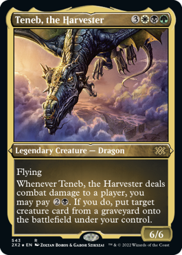 Teneb, the Harvester - Foil Etched