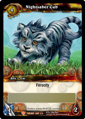 Nightsaber Cub (Unscratched Loot)