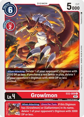 Growlmon - EX2-009 - C