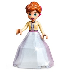 LEGO SET fig-012082 - Anna - Tan Top, Jewel Dress