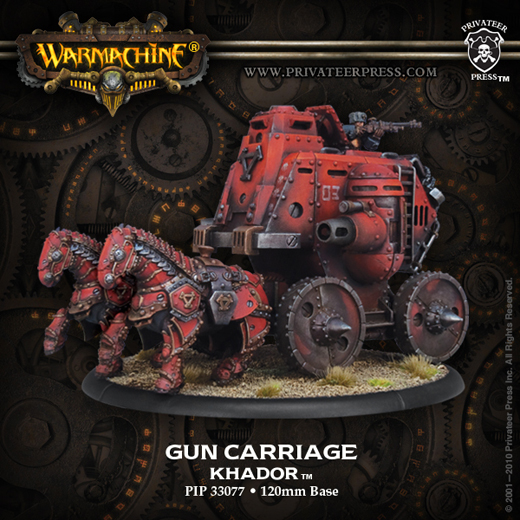 PIP33077 WRM Khador Gun Carriage Box
