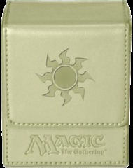 Ultra Pro White Mana Flip Deck Box