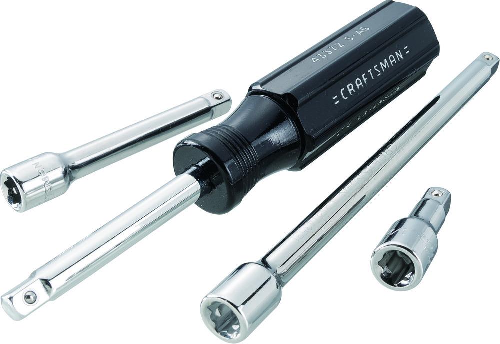 CRAFTSMAN - CMMT43394 - 4-Piece 1/4-in Drive Socket Extension Set
