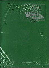 Monster Protectors 9 Pocket Matte Green Binder