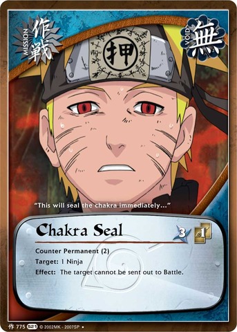 Chakra Seal - M-775 - Uncommon - 1st Edition