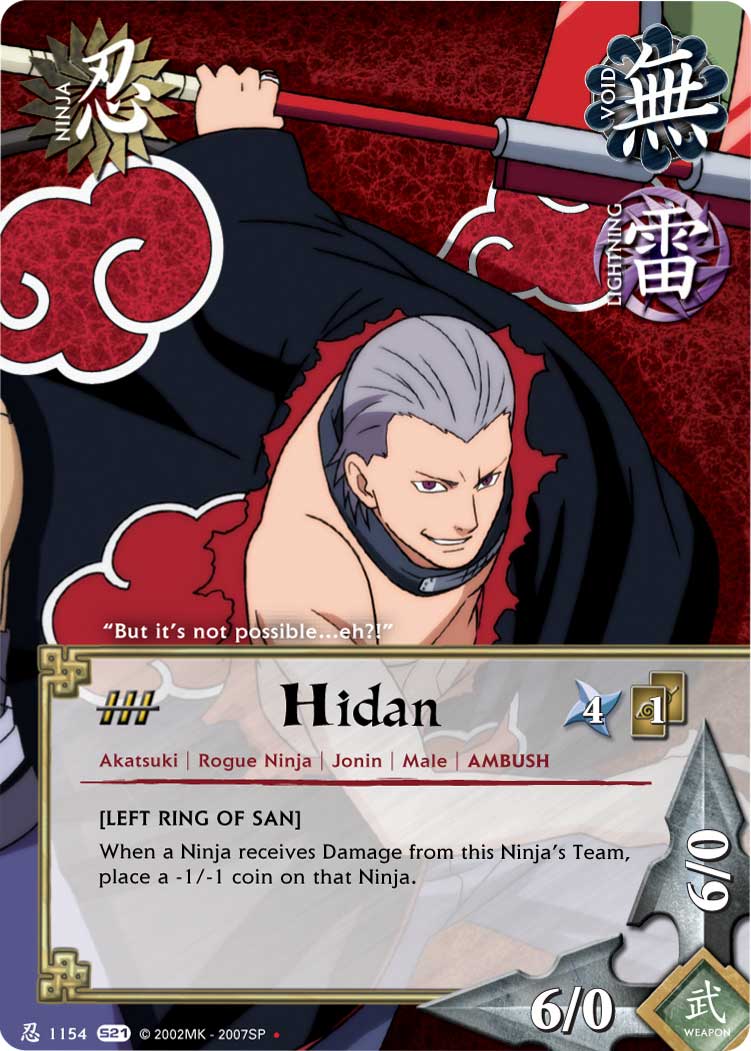 Hidan - N-1154 - Starter Deck - 1st Edition