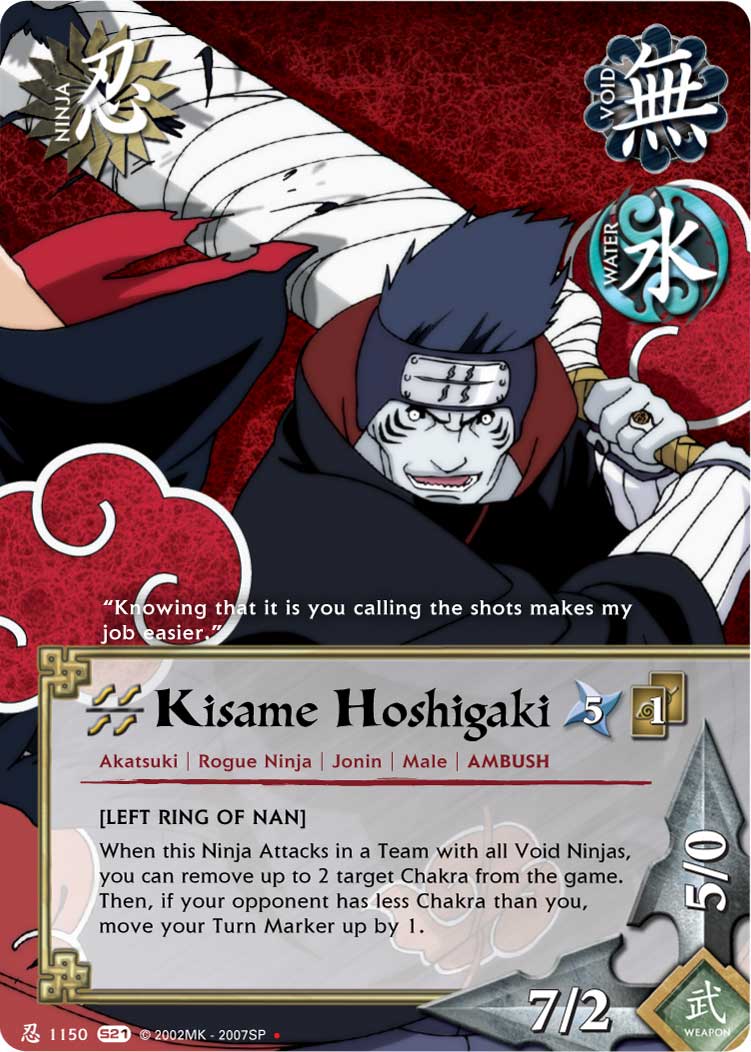 Kisame Hoshigaki - N-1150 - Starter Deck - 1st Edition