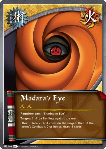 Madaras Eye - J-809 - Uncommon - 1st Edition