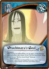 Orochimaru's Goal - M-767 - Uncommon - 1st Edition