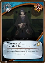 Throne of the Uchiha - M-757 - Uncommon - 1st Edition