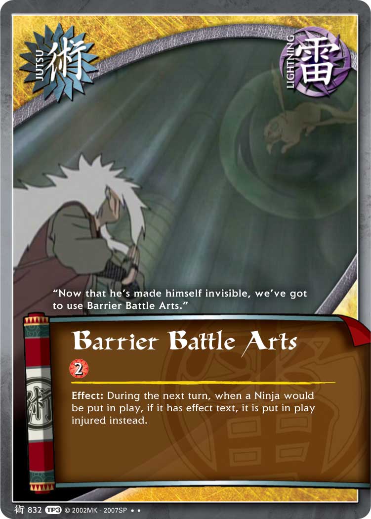 Barrier Battle Arts