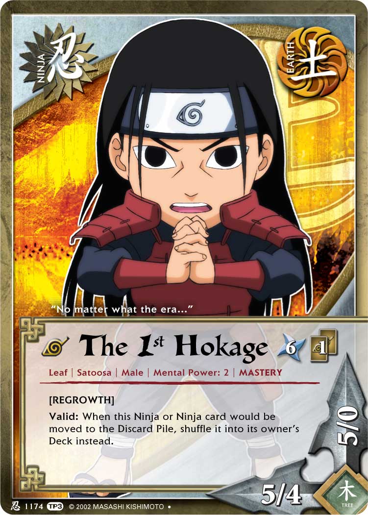 The 1st Hokage - N-1174 - Uncommon - 1st Edition - Naruto Singles »  Tournament Pack 3 - Pro-Play Games