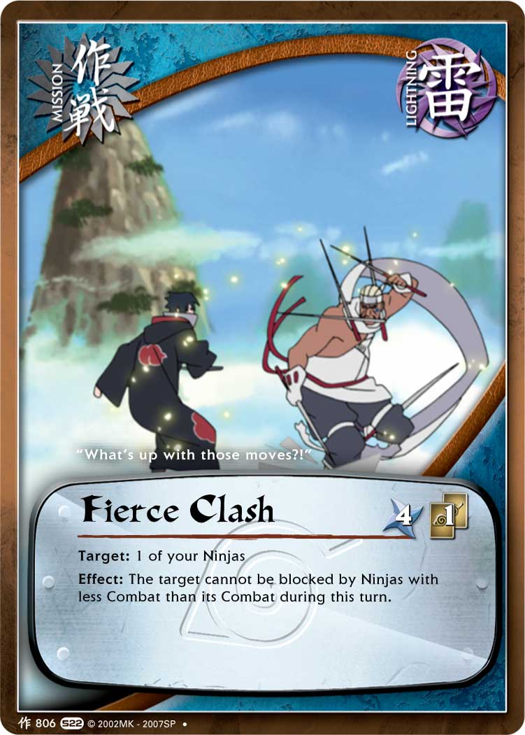 Fierce Clash - M-806 - Uncommon - 1st Edition