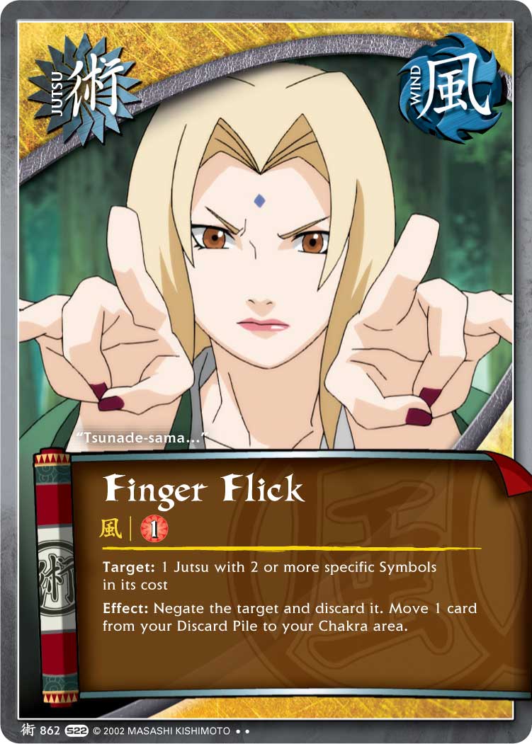 Finger Flick - J-862 - Rare - 1st Edition