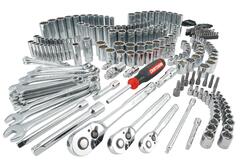 CRAFTSMAN - CMMT98077 - 243-Piece Standard (SAE) and Metric Combination Polished Chrome Mechanics Tool Set (1/4-in; 3/8-in)