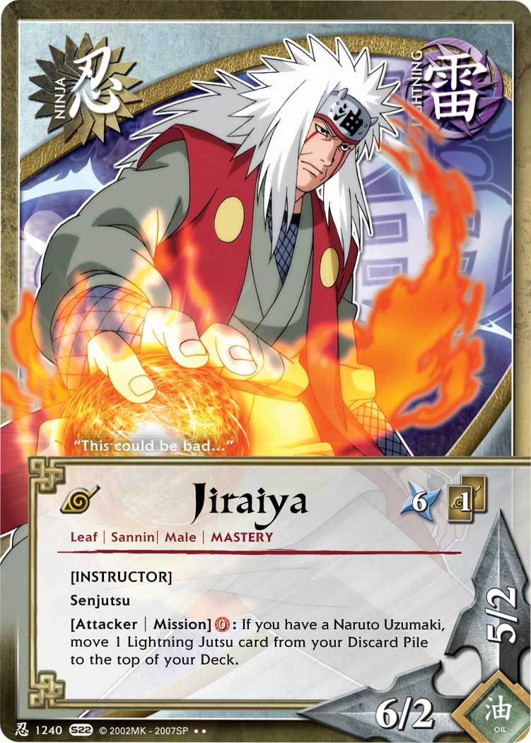 Jiraiya - N-1240 - Rare - 1st Edition