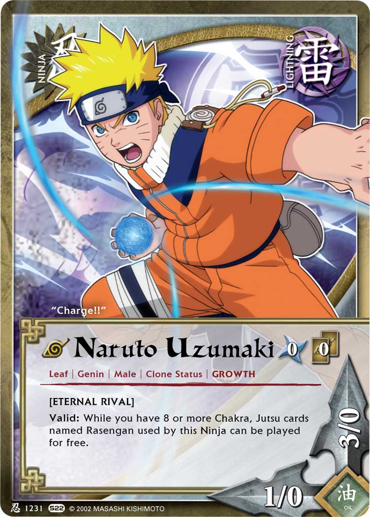 Naruto Uzumaki - N-1231 - Common - 1st Edition - Naruto Singles » Weapons  of War - Pro-Play Games