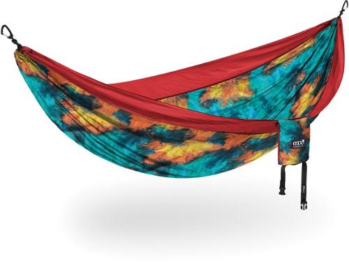ENO - DoubleNest Print Hammock - TIE DYE/RED