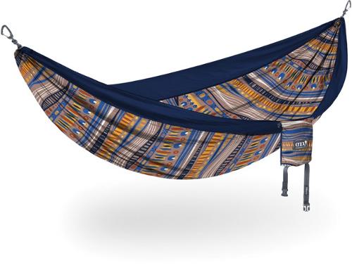ENO - DoubleNest Print Hammock - TUNDRA/NAVY