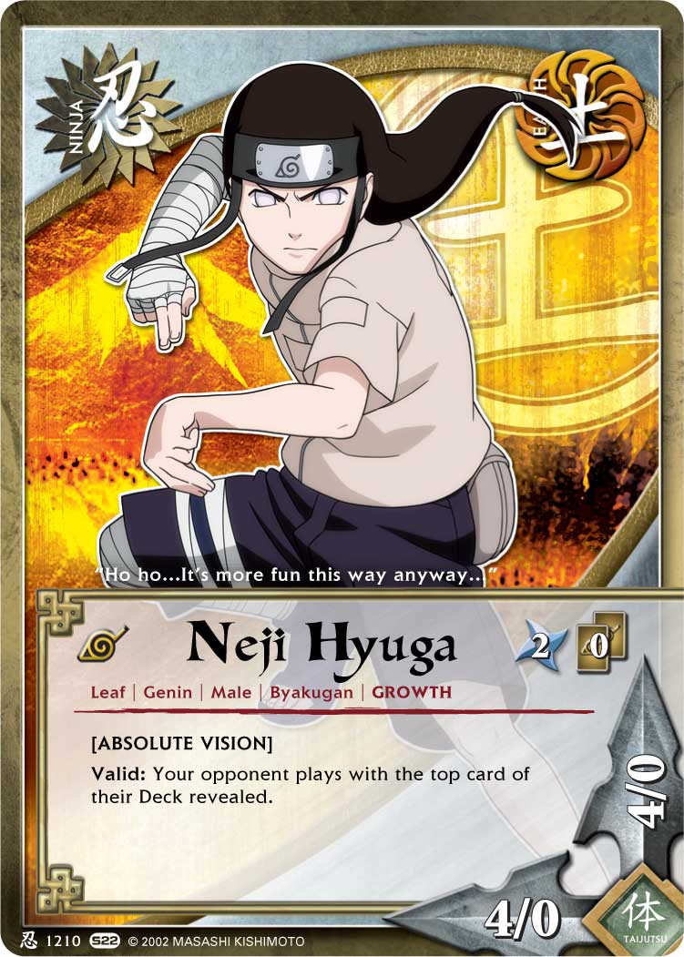 Neji Hyuga - N-1210 - Common - 1st Edition