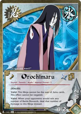 orochimaru yugioh card 138/130 Secret (2nd) Orochimaru - N-666 - Super