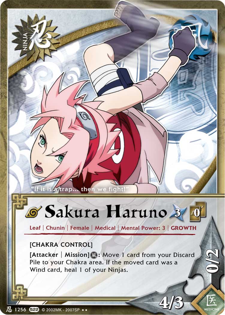 Sakura Haruno - N-1256 - Rare - 1st Edition