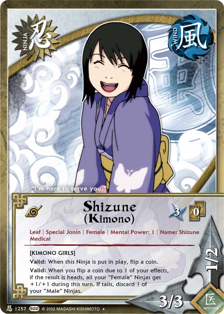 Shizune (Kimono) - N-1257 - Uncommon - 1st Edition