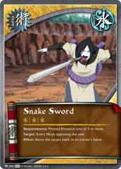 Snake Sword - J-858 - Super Rare - 1st Edition - Foil