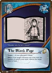 The Blank Page - M-812 - Common - 1st Edition