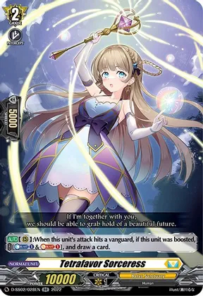 Tetrafavor Sorceress - D-SS02/028EN - RR