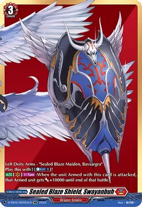 Sealed Blaze Shield, Swayanbuh - D-SS02/BSR02EN - BSR