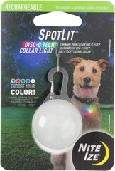 Nite Ize - SpotLit Rechargeable Collar Light - Disc-O Tech