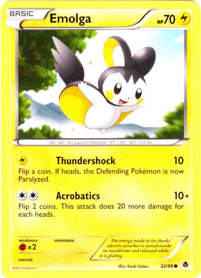 Emolga - 32/98 - Common