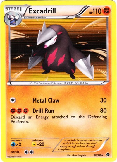 Excadrill - 56/98 - Holo Rare